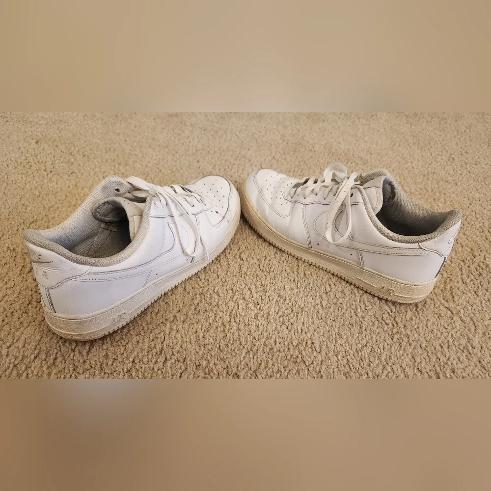 Nike Air Force 1 Low Triple White Sneaker 315122-111 Men's Shoes Size 12‎
